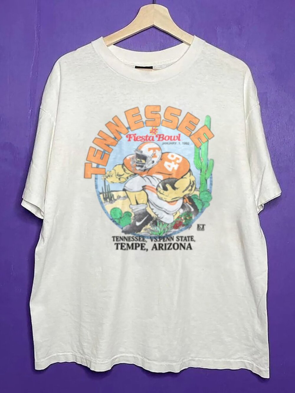 Vintage 90s Tennessee Volunteers Football Shirt, NCAA University of Tennessee